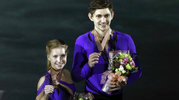 HONOUR: Ekaterina Alexandrovskaya and Harley Windsor will represent Australia at the Winter Olympics in South Korea. Photo: AP