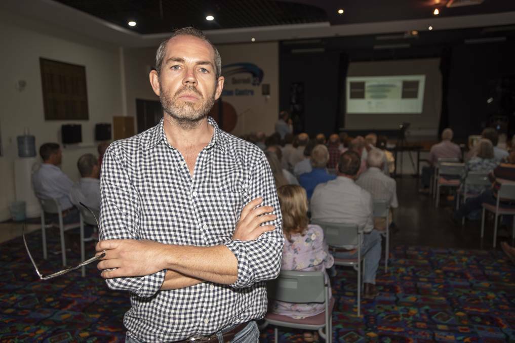 OPPOSED: Quirindi farmer Peter Wills believes the National Party could face backlash from landholders if it made a deal over the Queensland Hunter Gas Pipeline. Photo: Peter Hardin 