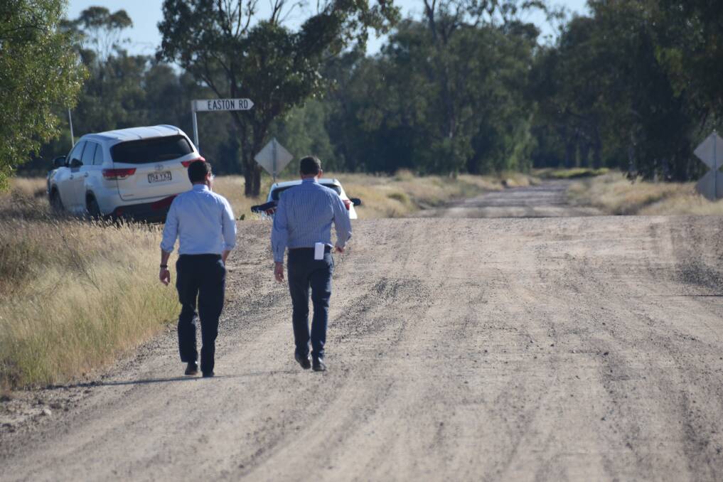 It may be a long road back for the Coalition. Maranoa MP David Littleproud with GRC Mayor, Lawrence Springborg in Goondiwindi recently.