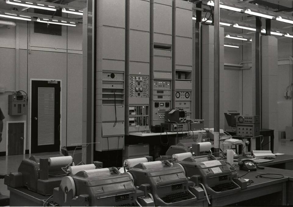 GROUND CONTROL: The old OTC switchboard. Its telegraph, telex, data transfer and audio broadcast were part of commercial international live relays.