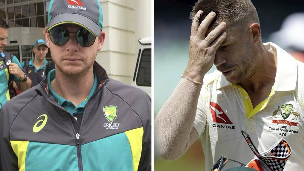 RUBBED OUT: Smith and Warner have received 12-month bans. 