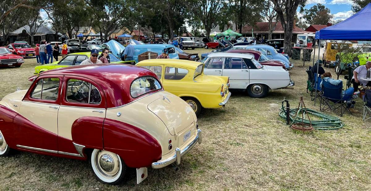 BIG DAY: The Sapphire City Motor Club's Motor Mania returned in front of a bumper crowd.