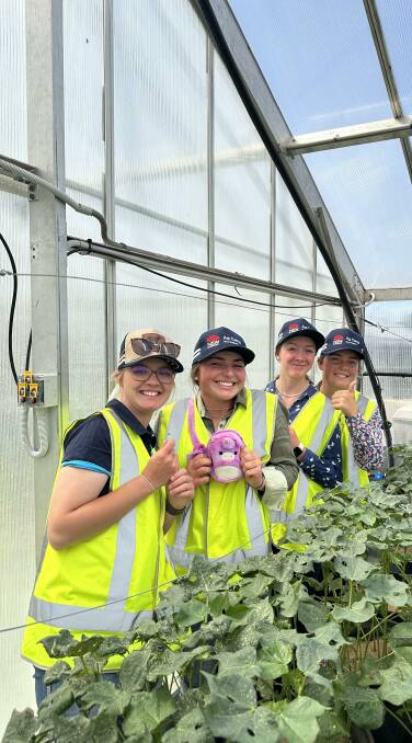Girls from New England gain hands-on experiences and work opportunities in agriculture sector across the region. Pictures supplied.