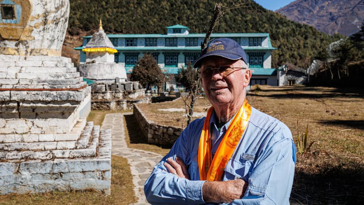 Mr Butler has been recognised in part for his humanitarian work with the Australian Himalayan Foundation. Pictures supplied.