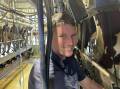 Share-farmer Jai Wooldridge living his dream in the 15-a-side milking parlour on the Bryant family farm, Bexhill.
