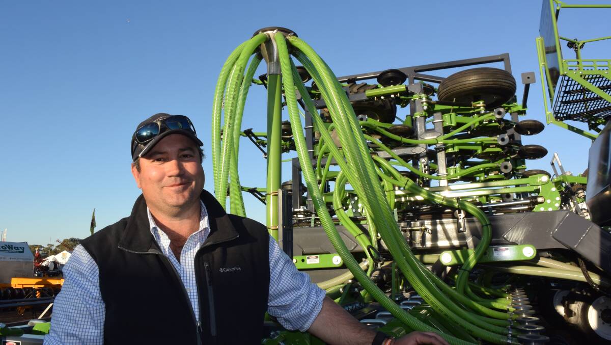 Boss Ag director Dab Ryan, Inverell, found strong enthusiasm for the season ahead while promoting planting equipment at AgQuip.