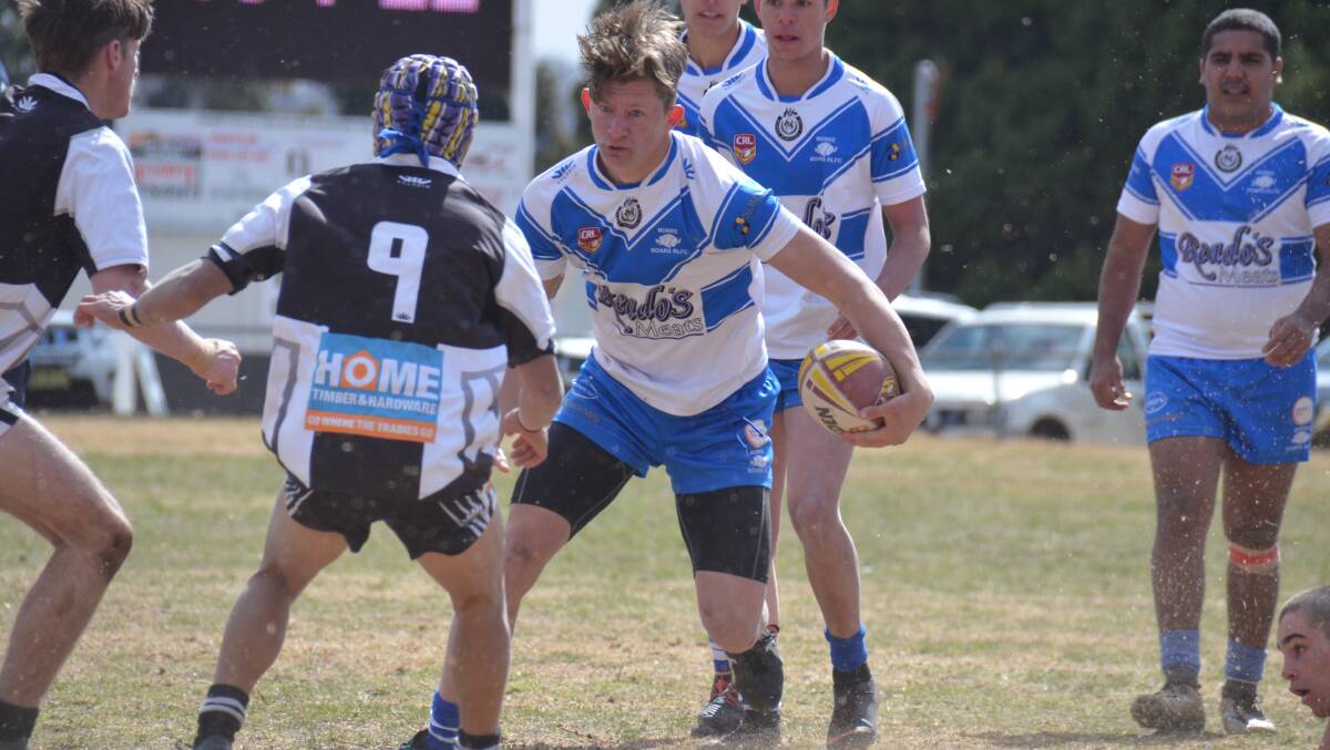 LIVING THE DREAM: Jock Brazel, pictured playing in the 2019 Group 19 competition, will line up in the City side to play Country at Bankwest Stadium on Saturday. 