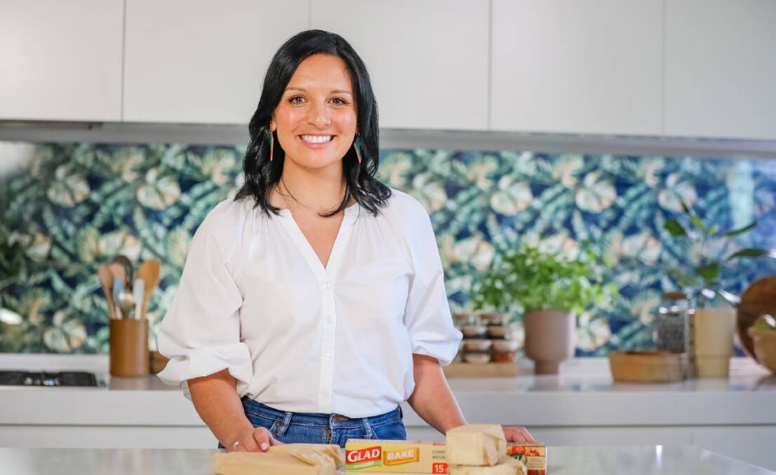 GLAD TO HELP: Dani Venn has joined forced with GLAD to help Australian households reduce food waste. 