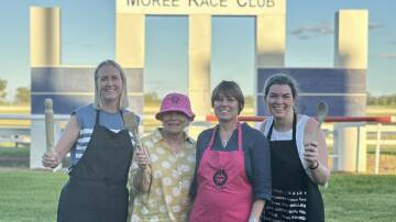 Bec McMillan, Margi Kirkby, Michelle Gobbert and Rebecca English are excited to share Moree on a Plate's return to the Moree Racecourse. Picture supplied.