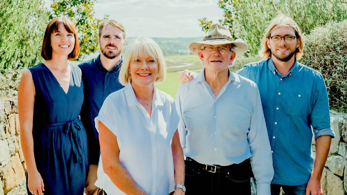 Libby, Tom, Rosie, Griff and Wally Cupitt run a family-owned winery. 