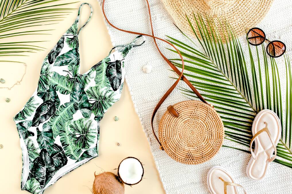 SPLASH OUT: A new season calls for new swimwear, along with all the summer essentials that are natural accompaniments. Photo: Supplied