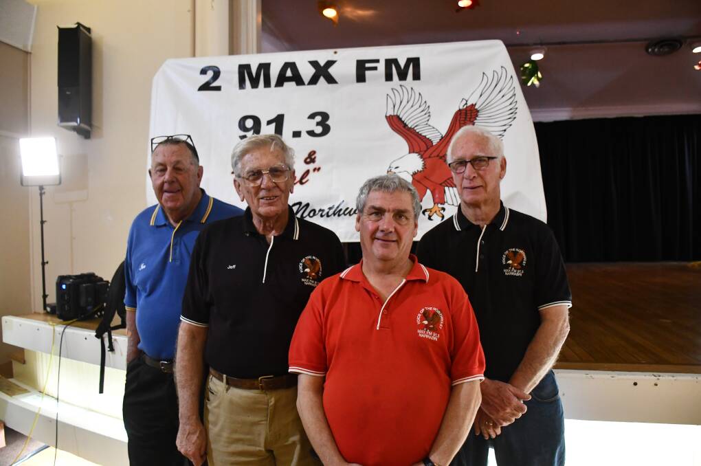 Max FM's Ian Bailey, Jeff Cloake, Frank Crump and Anthony Welsham.