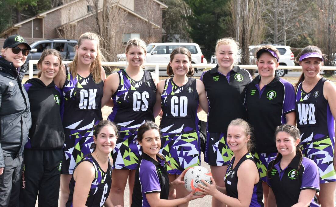 (back row) Amber Brown, Alliyah Davison, Nicole Youngberry, Sophie Dowsett, Kate Lumber, Claudia Turner, Lauraine Fechner, Mary Davison (front row) Toni Dakis, Jess Gatt, Emma Kirk, Stevie Munro. Lisa Kendall (absent). Photo by Moree and District Nebtall Association.