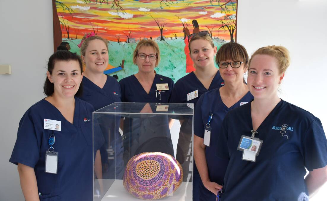 TEAM OF MIDWIVES: Brianna Duncan, Sarah Bagshaw, Shayne Quirk, Emily Slack, Danielle Maher and Laura Davidson