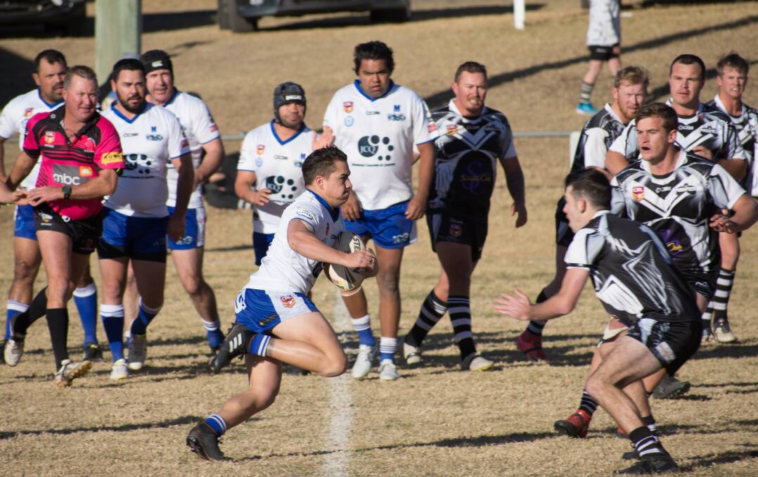END TO THE SEASON: Glen Innes Magpies showed they are hungry to make it to the grand final, after the team beat the Boars on the weekend. Photo by Brenton Hodge.