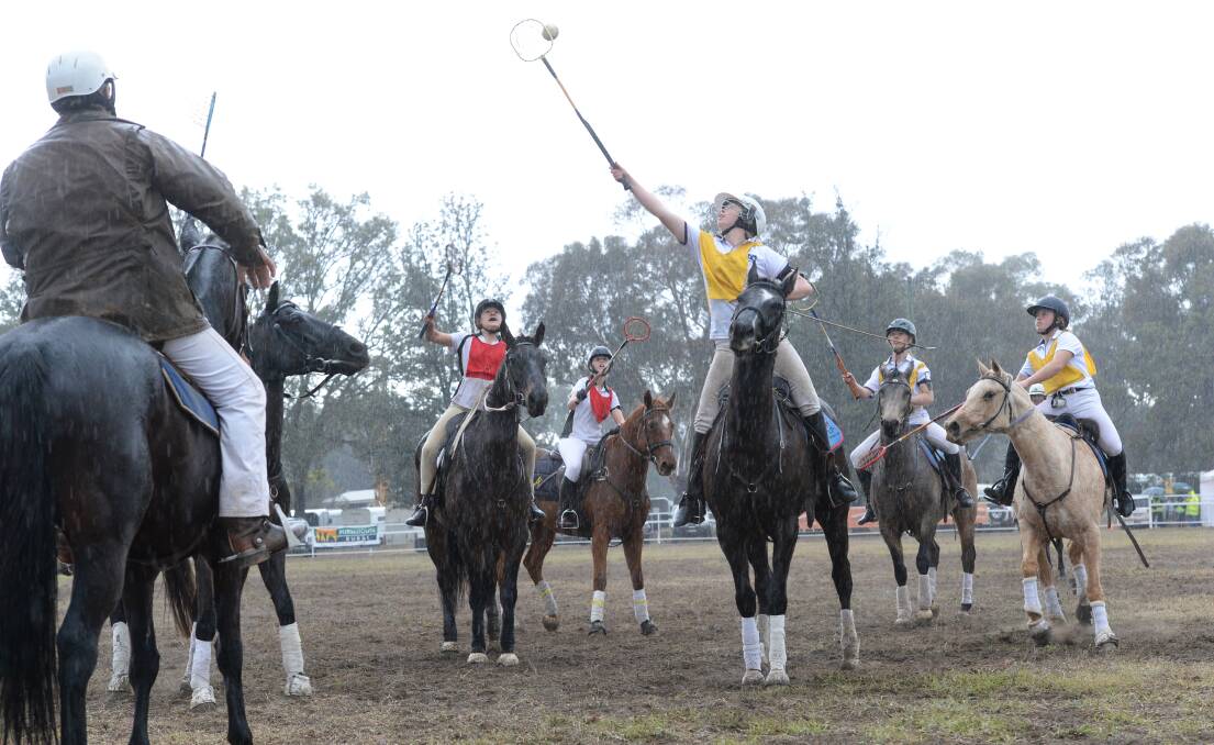 Polocrosse competition with the girls team from NEGS winning.