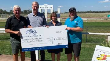 MAJOR FUNDRAISER: The Moree Race Club is hoping to double its fundraising efforts for the Westpac Rescue Helicopter at its upcoming event. Photo: Supplied