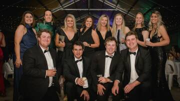 GOLD RUSH RETURNS: The hard working committee at the last ball in 2019. Photo: Supplied