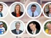 Eight of the nine Parkes candidates standing at the federal election.