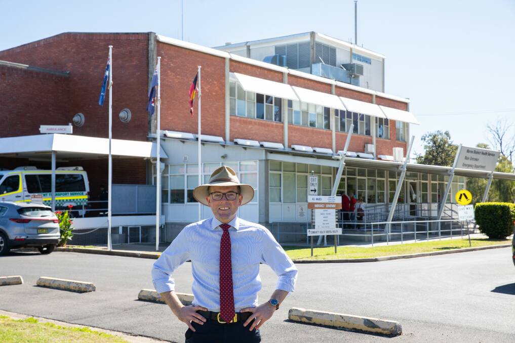 SHARE YOUR THOUGHTS: Member for Northern Tablelands, Adam Marshall, is encouraging the community to have its say on the draft masterplan for the $80 million Moree District Hospital redevelopment next week. Photo: Supplied
