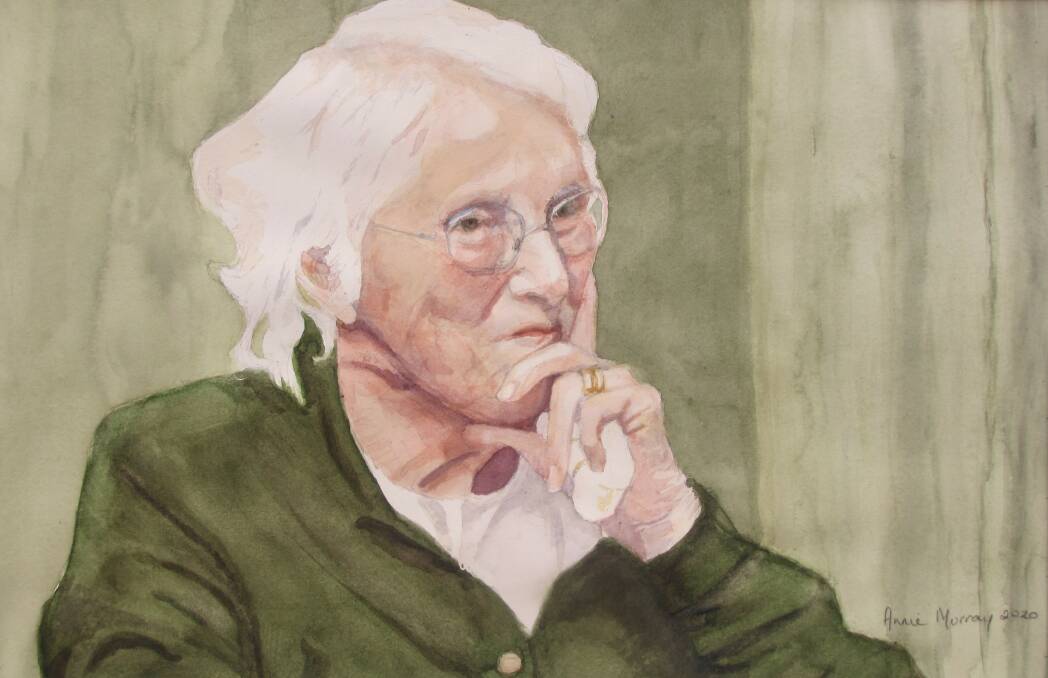 'A portrait of my Grandmother Diddle' by Annie Murray.