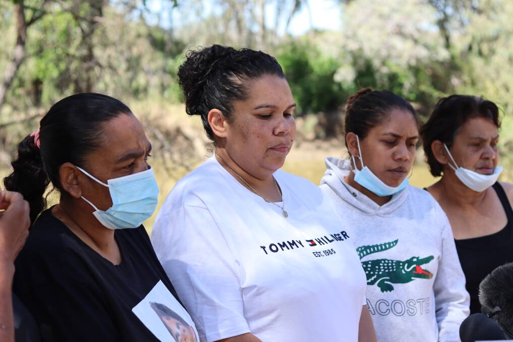 FACE OF THE FAMILY: Gordon Copeland's 'Aunty' Lesley Fernando (second from left) has given evidence at the inquest about to wrap-up in Moree. Photo: File, Jacinta Dickins