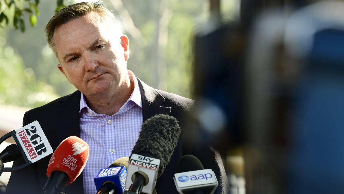 Shadow Treasurer Chris Bowen told self-funded retirees to "vote against us" if they didn't like Labor's policy on dividend imputation. They did. Picture: AAP