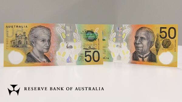 Both sides of the new $50 note.