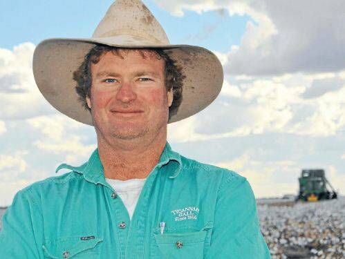 Left behind: Farmer Stuart Gall is unimpressed by his Telstra service, and feels the Sky Muster satellite is unlikely to be any better.