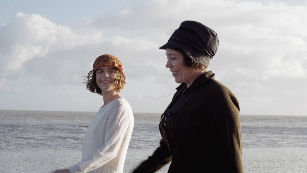 Jessie Buckley and Olivia Colman as Edith as Rose in Wicked Little Letters. Picture Studiocanal