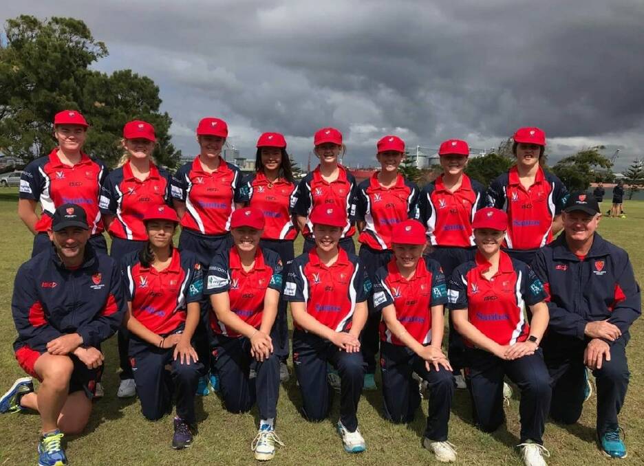 Country Championships: The squad competed at Raymond Terrace from October 9-11. Moree's Danielle Collier is pictured in the bottom row, second from the left.