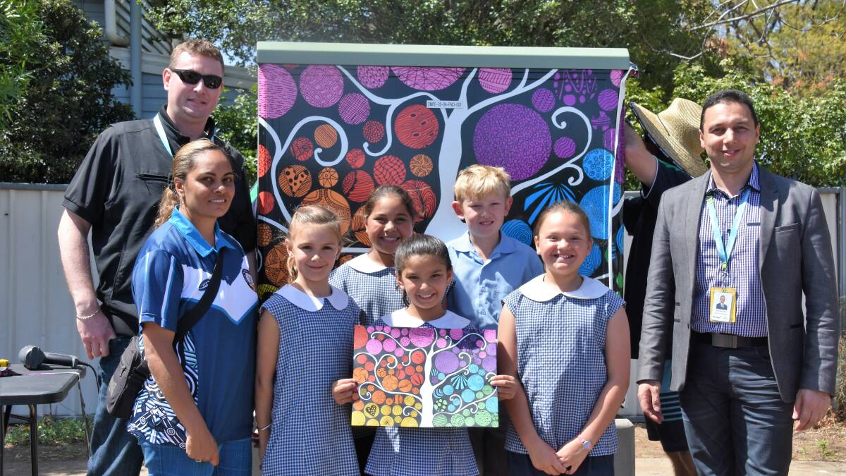 Locals add to Moree’s growing street art by beautifying fifteen NBN nodes