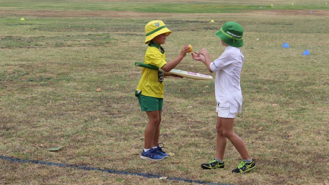 Local students in Moree love playing T20 cricket.