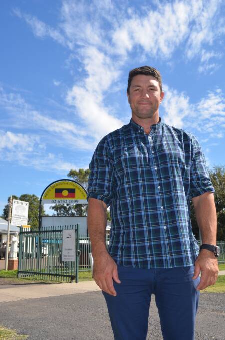 Open discussion: Nathan Hindmarsh visited Toomelah, Goondiwindi and Moree on Tuesday and Wednesday sharing his story with high school students and Pius staff.