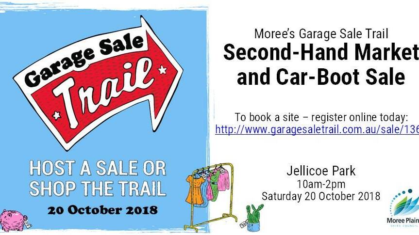 Chance to sell your second-hand goods at car boot sale in Moree