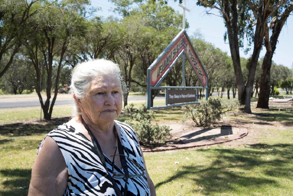 Important project: Aunty Noeline Briggs-Smith, OAM, reflects on her 33-year project to restore identity to the segregated section of the Moree cemetery. Photo: Pozible.