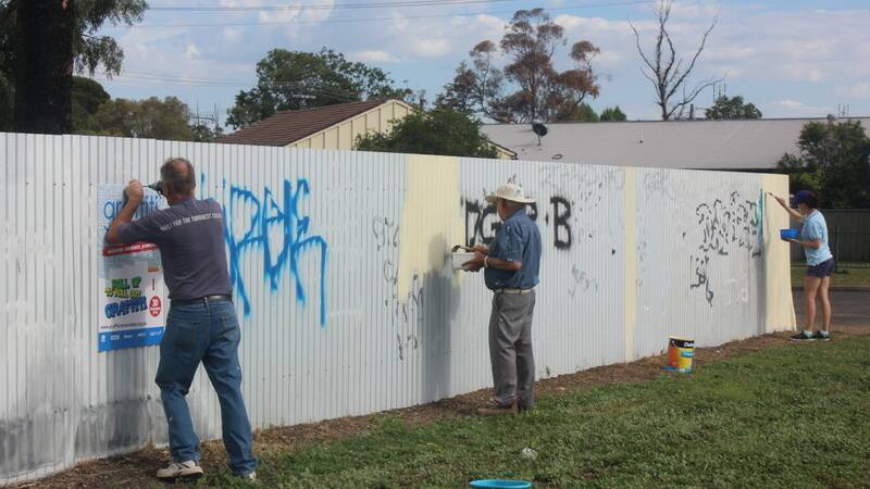 Join the fight against graffiti in Moree