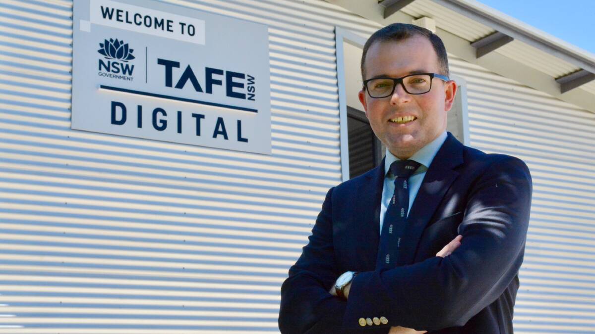 APPLY FOR TAFE: Northern Tablands MP Adam Marshall is encouraging everyone to learn about the opportunities that TAFE can provide