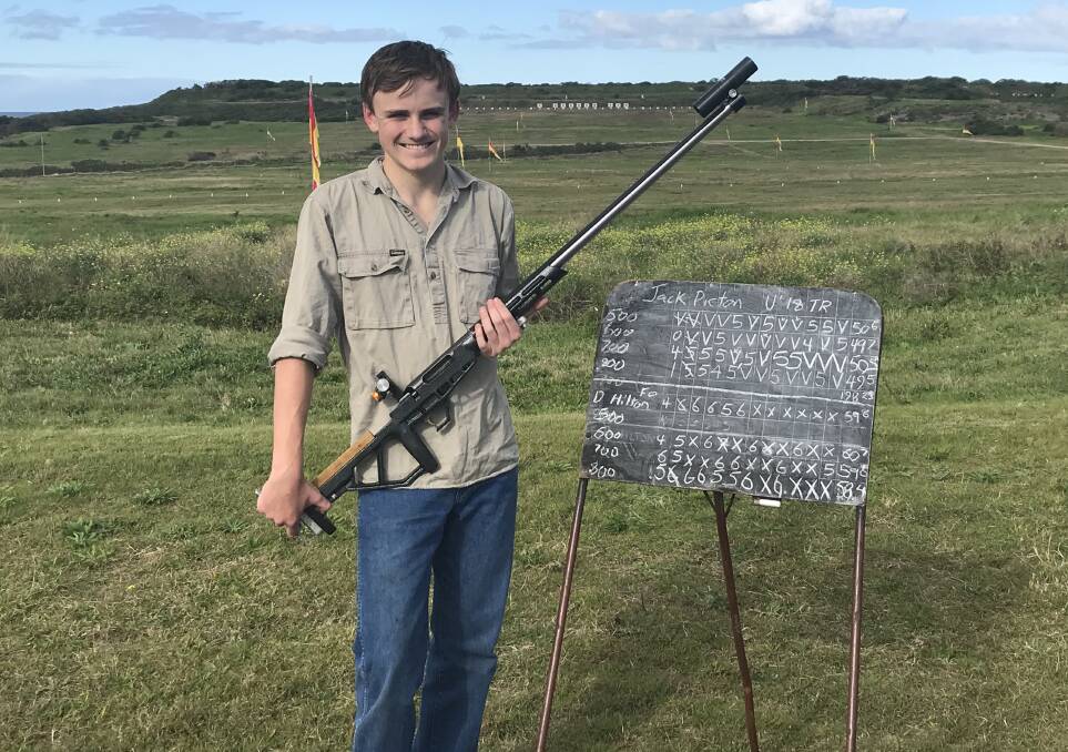 SHARPSHOOTER: Mungindi's Ben Picton won the title of the NSW under-18s Champion of Champions at just 13 years old. 