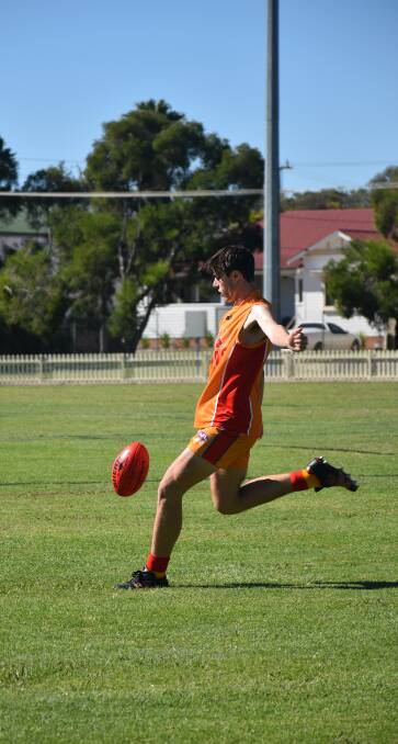 Jack Montgomery has been one of the Suns' best in both the under-17s and the senior men's across the opening rounds of the season. Photo: Haley Caccianiga.