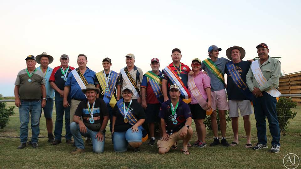 Moree Clay Target Club's high guns from the 2019 Easter Trap Carnival. Photo: Anne Johnston.