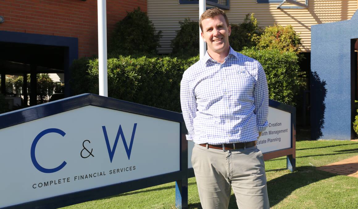 HUMBLED: Fraser Brown has been named a partner in C&W Financial Services. Photo: Georgina Poole.