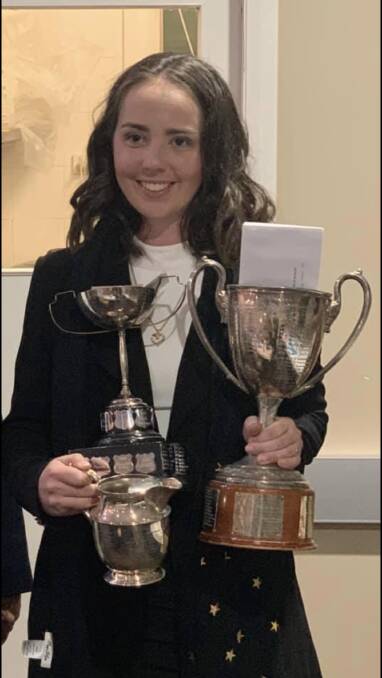 THREE IN A ROW: Moree's Breanna Purse won her third straight individual title at the North and North West District Ladies Golf Association Open Tournament last week. 