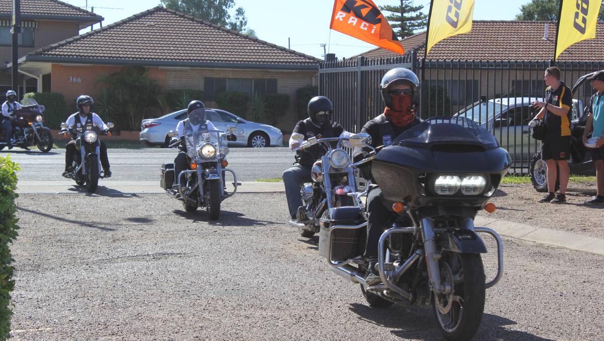 BACK AGAIN: Hogs for the Homeless visiting Thomas Lee Motorcycles Moree in February 2017