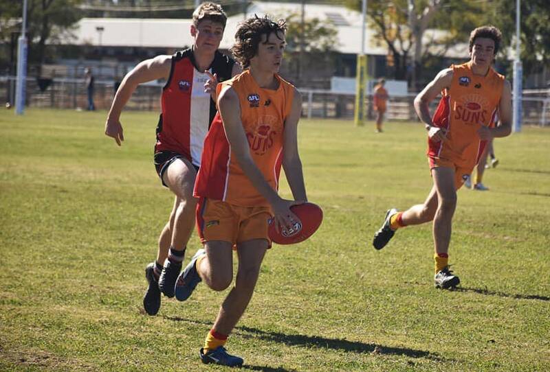 Connor Williams and the Moree Suns under-17s face a do or die clash against the Tamworth Roosters this weekend after going down to the Inverell Saints in the major semi final on Saturday. Photo: Haley Caccianiga.