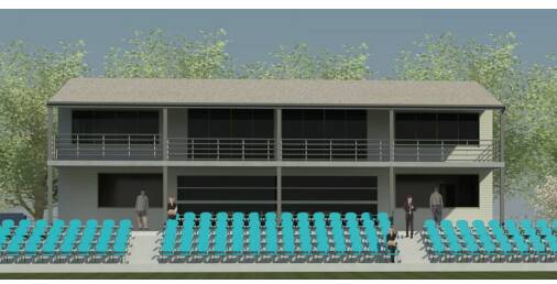 A depiction of the new clubhouse that will be built. Photo: Moree Boars RLFC.