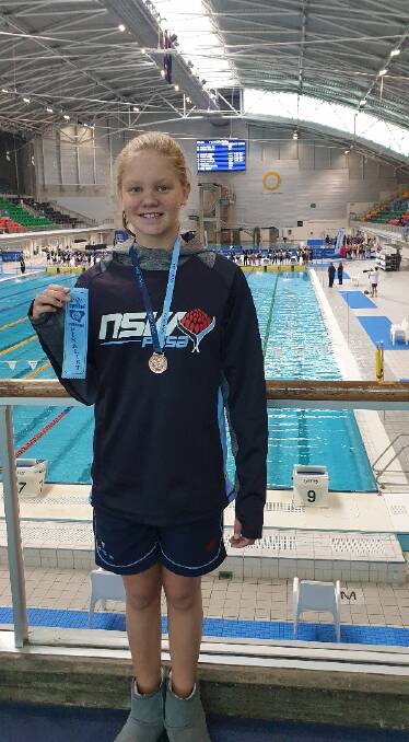 SUCCESS: Moree swimmer Ava Macey has been selected in the NSW team to compete at the School Sports Australia Swimming Championships in July.
