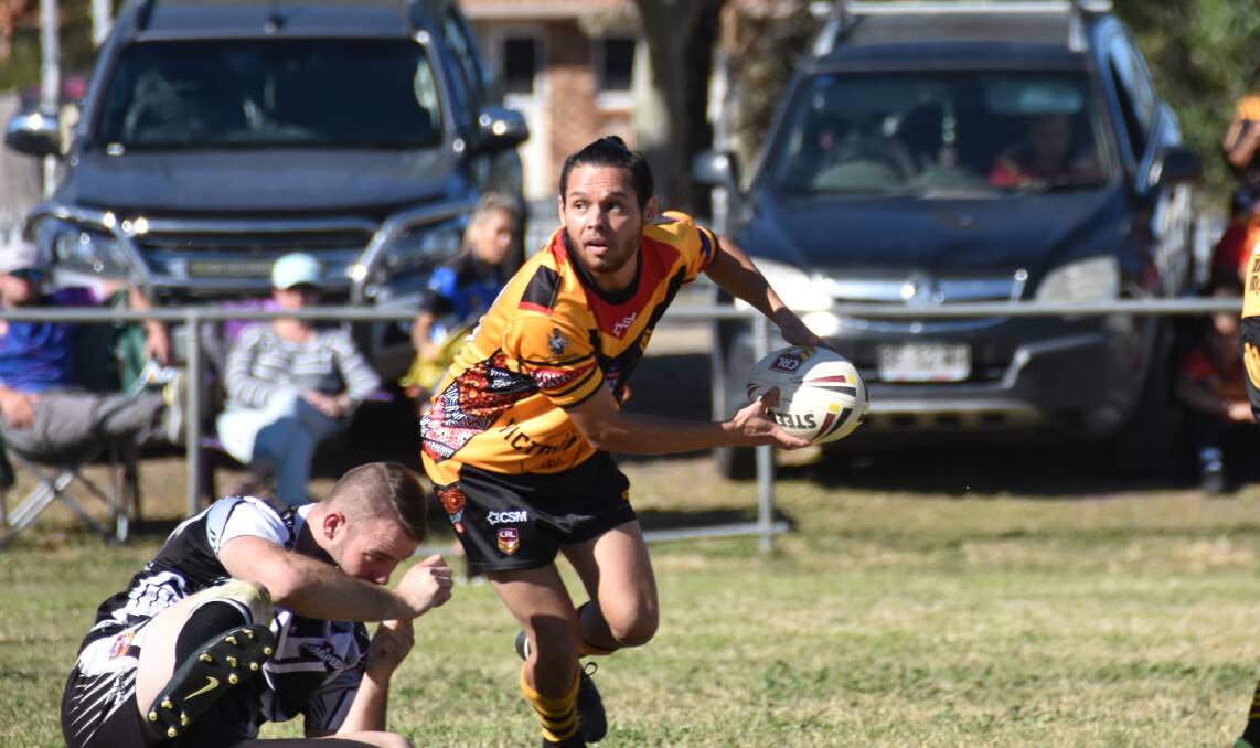 PAYBACK TIME: Justin Smith and the Moree Boomerangs suffered a heavy loss to the Magpies that they will be looking to rectify in this weekend's major semi final.