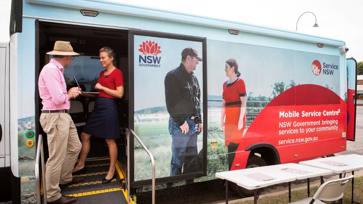EASY ACCESS: The Mobile Service NSW Centre that will be visiting the region next week.