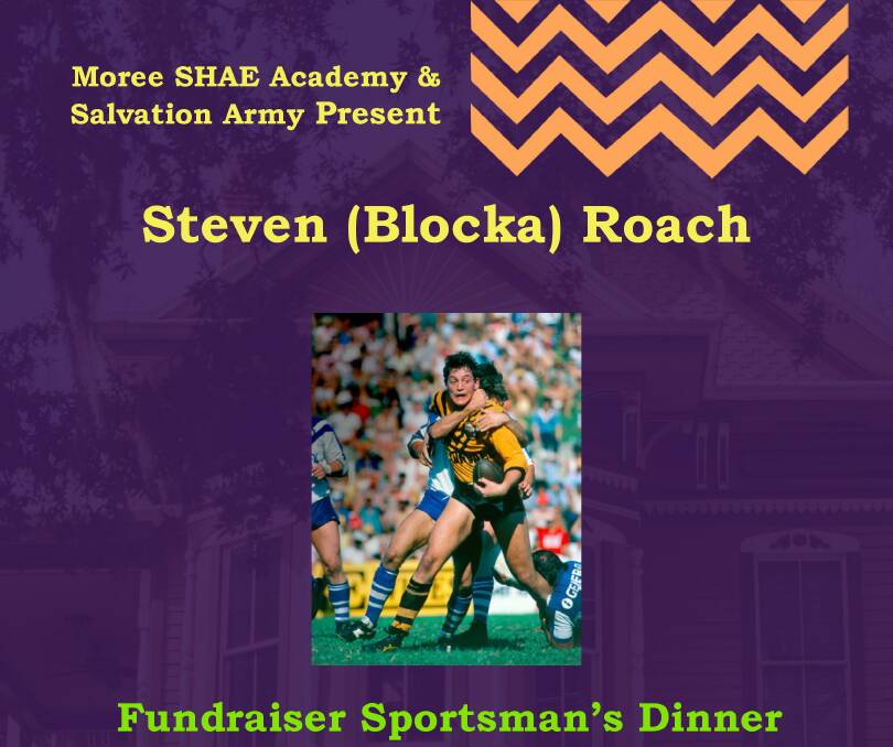 LEGEND VISITING: Rugby league legend Steve Roach is sure to share some good stories at the fundraiser dinner.